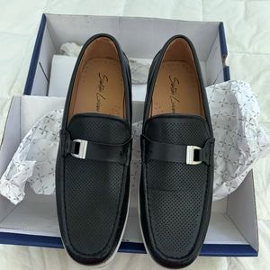 Men's Black Slip-Ons